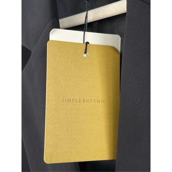 WTTAI Women’s Long Sleeve‎ Single Breasted Tailored Blazer Black XS NWT S5 - Picture 4 of 7